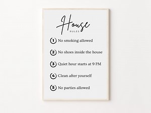 Editable House Rules Template, House Rules for Vacation Rental, Hostel House Rules, Airbnb House Rules, VRBO House Rules, Guesthouse Rules - Etsy UK