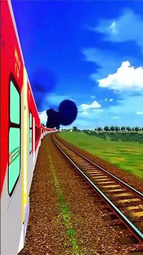 Ultra Realistic Train Simulation 😱 | Open Rails #Shorts