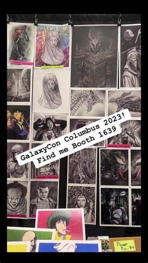 1.3K views · 52 reactions | GalaxyCon Columbus 2023! Come find me: Booth 1639! #artistalley #art #columbus #drawing #painting | Art By Michal Overholts | Facebook