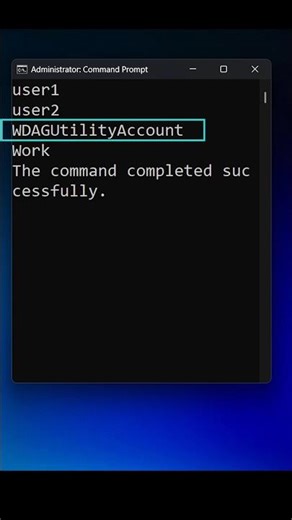 Who Is This Hidden User on Your PC? 🤯 | net user CMD Trick #cmd #windowstricks #netuser #techshorts