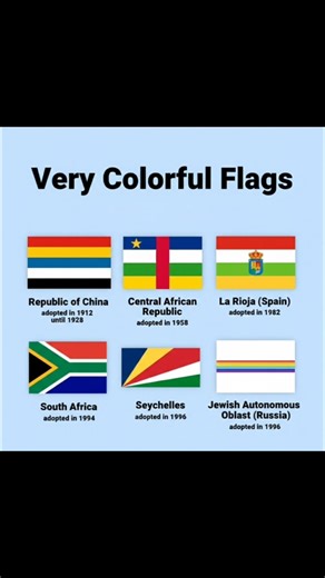 World’s Most Colorful Flags 🌈 | Fun & Unique Designs