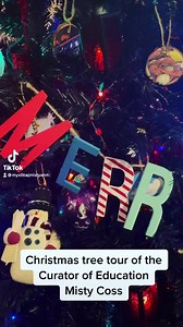 Christmas tree tour with the Curator of Education Misty Coss! Check out some of her favorite ornaments and memories displayed on her Christmas tree.    | Studio 23/The Arts Center | Facebook