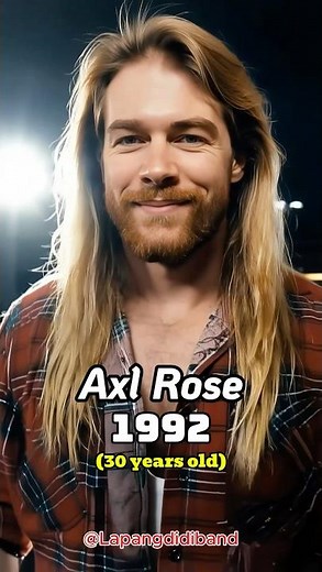 Axl Rose: Age Evolution (1962-2025) 🤘 #AxlRose #GNR