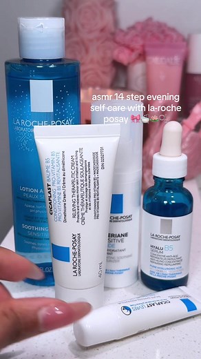 La Roche-Posay Night Time Skincare Routine for Sensitive Skin