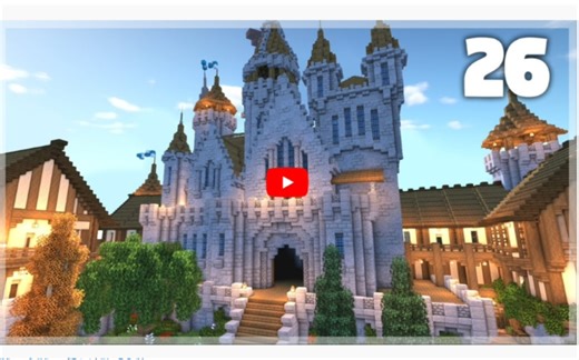 【BlueNerd】Minecraft:如何建造一座中世纪城堡part.26