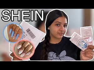 I'M TESTING SHEIN FALSE NAILS!