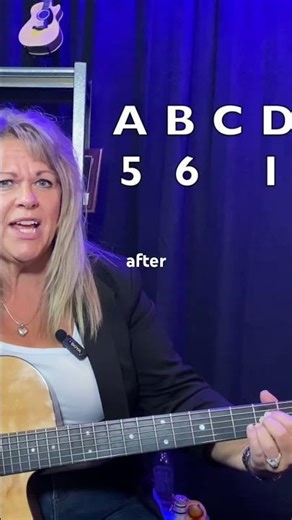 Learn #guitarchords in the key of D using musical alphabet and Nashville numbering system #guitar