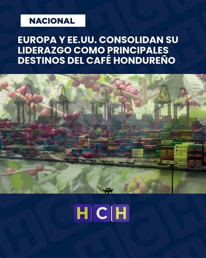 #HCHNoticias | El café hondureño continúa fortaleciendo su presencia en los mercados internacionales, con Europa y Estados Unidos como sus principales destinos de exportación. Aunque el sector enfrenta una caída en los precios del grano, las exportaciones han permitido compensar parte del impacto económico y mantener al café como uno de los productos más importantes para la economía nacional. RB