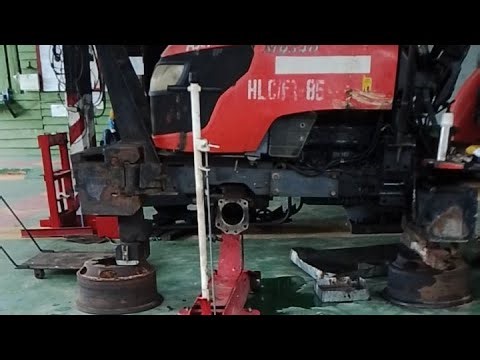 Installed Front Axle Kubota tractor M9540