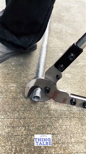 Putting these heavy duty cutters to work on some rebar
