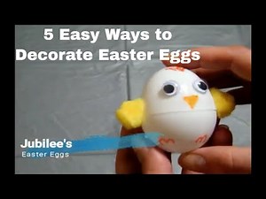 5 Easy Ways to Decorate Easter Eggs- Plastic Eggs