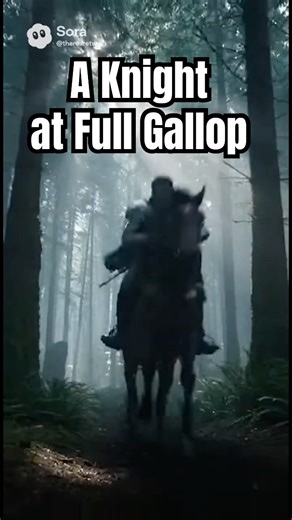 A Knight Charging Through the Forest on Horseback 🌲🏇 #TheVisualLiteracyLab