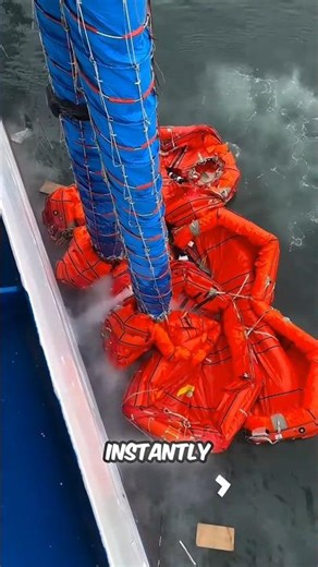 This Life Raft Inflates in Seconds!