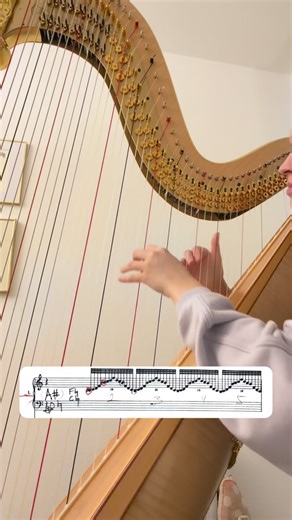 Katherine Siochi on Instagram: "I turned this story into a reel at the request of a couple folks (and, I learned how to make a reel 🫡) This is an excerpt from the last movement of Holst’s The Planets, Neptune. Every time I’ve played this piece previously I struggled with clarity and evenness in this passage because of the uncomfortable, tight shapes and turnarounds in the left hand. For this week’s performances with @sfsymphony, I finally reworked it with enharmonics that slightly widen the int