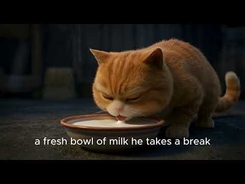 Nox the Grumpy Cat: An AI Animated Short Film #aivideo #ai #animation #aianimation #cartoon #cat