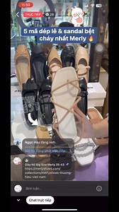 5 mã dép sandal bệt cháy nhất có big size tới 42 43 luôn ạ #deple #dép #depsandal #depnu #giaybigsize | Giày Nữ Big Size Merly