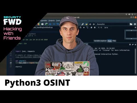 Code Your own Python3 OSINT Tool