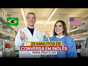 25 minutos de conversação em inglês FÁCIL | Inglês acadêmico