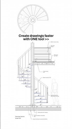 Create drawings faster with www.rayon.design #architecturestudent #interiordesigner