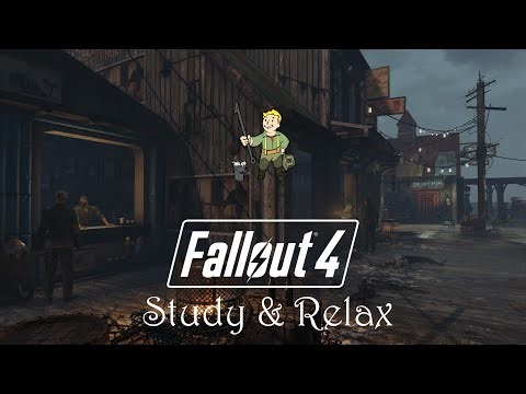 Fallout 4 Far Harbor Market Place Ambience 🎵 Study & Relax