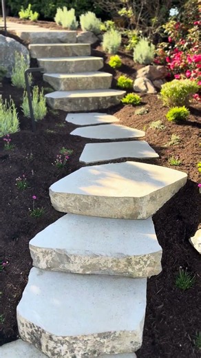 Stairway to landscape heaven 😍 #landscape #staircase #construction