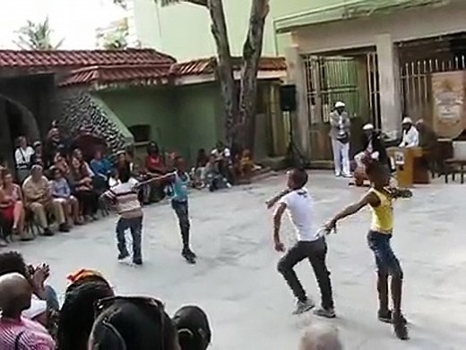cuban kids dancing