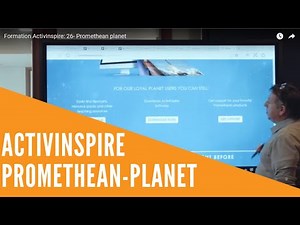 Formation ActivInspire: 26- Promethean planet