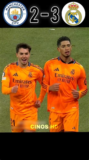 Man city vs Real madrid 2-3 UCL 2024 #football #realmadrid #shorts