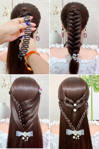 12 Adorable Long Hair Hairstyles For Girls :) | Simple Hairstyles