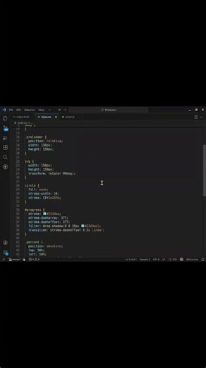 🔥 Amazing Preloader Animation | HTML CSS JS #cssdesign #WebAnimation #Shorts #JavaScript