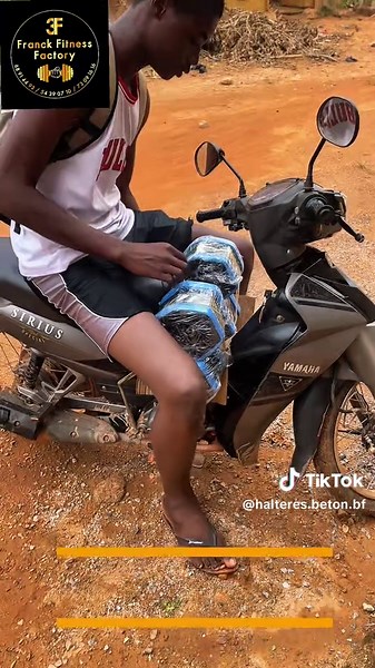 Musculation avec Haltères en Béton
