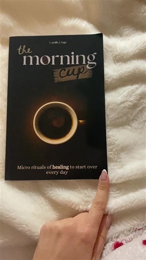book “the morning cup” ☕️ micro rituals of healing to start over every day #personalgrowth #healing #deepthoughts #quotesthathitdifferent #motivationalvideo