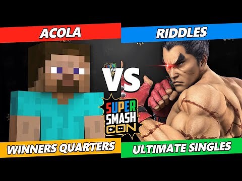 SSC 2023 Winners Quarters - acola (Steve) Vs. Riddles (Kazuya) Smash Ultimate Tournament