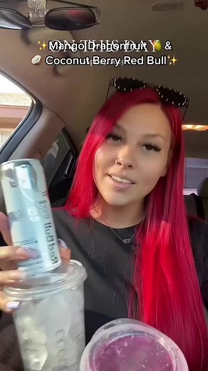 Trying the Viral Dragon Fruit Red Bull Drink Combo