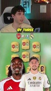 Can You Name The Arsenal Real Madrid Combined 11??