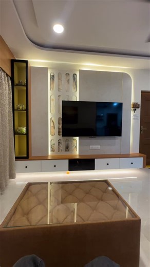 Madhukar Chengoju| Interior designer | Hyderabad on Instagram: "3bhk full house interiors Kelly Wearstler — one of the world’s top interior designers — explains that your wardrobe is the clearest mirror of your design taste. The colors you choose, the patterns you love, and the way you layer your clothes all reveal how you naturally want your home to feel. Jay Shetty also shared how his personal fashion choices reflect the calm and intentional style he wanted in his home. Fashion and interior de