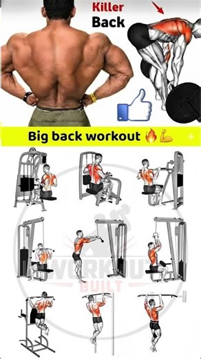 Killer Back Workout | Big Back Exercises for Width & Thickness 💪🔥