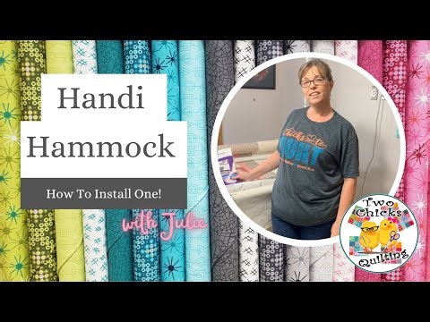 How to Install a Handi Hammock on Your HandiQuilter