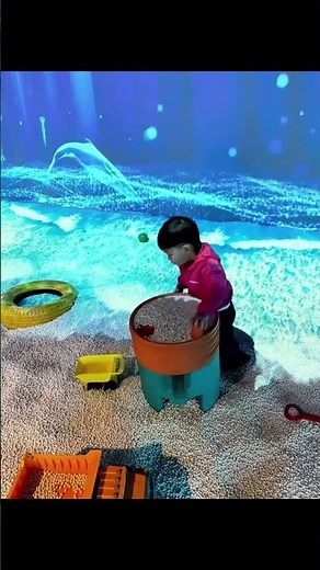 Immersive Holographic Beach for Kids | Magic Park Projection Show