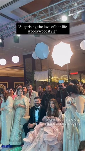 Amrit Khanna on Instagram: "“Surprising the love of her life #bollywoodstyle” Day-24 @tsoeventss . . . Shot By: @dalbirkhanna . . . . . (Keywords: Wedding choreography, Sangeet dance, Couple dance, Bridesmaids choreography, Bollywood dance, Couple performance, Wedding dance ideas, Dance tutorial, Easy wedding choreography, Sangeet performance ideas) #30daychallenge"