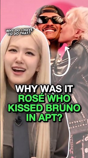 The Real Reason Rosé Kissed Bruno Mars in ‘APT’! #kpop #blackpink #rosé