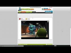 Monsters inc 3D Sneak A Boo flash game 2001