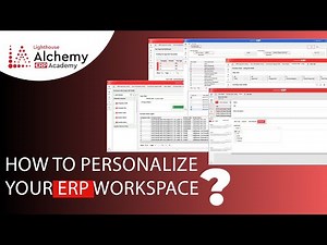 How to Personalize Your ERP Workspace Like a Pro | Lighthouse ERP Tutorial | Learn Customizing ERP
