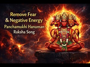 Remove Fear & Negative Energy | Panchamukhi Hanuman Raksha Song
