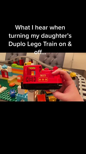 I’m on to whoever created the Duplo Lego Train sound effects… #lego #duplo #duplolego #abba #gimmegimmegimme