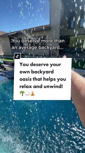 Follow to learn how to make your own rain curtain at home. 💭🌴🧘‍♀️ #DIYproject #backyardvibes #pooldesign #raincurtain #backyardoasis #homedesign