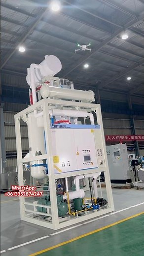 15 tons tube Ice Machine video shooting by our marketing team with DJI drone #cbfi