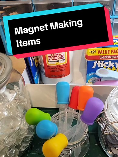 DIY Circle Fridge Magnets Tutorial