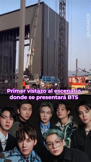 BTS: Primer vistazo al escenario del gran concierto