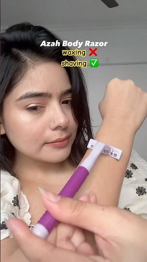 Smooth Skin in Minutes ✨ Azah Body Razor Demo & Review #bodyhair #shaving